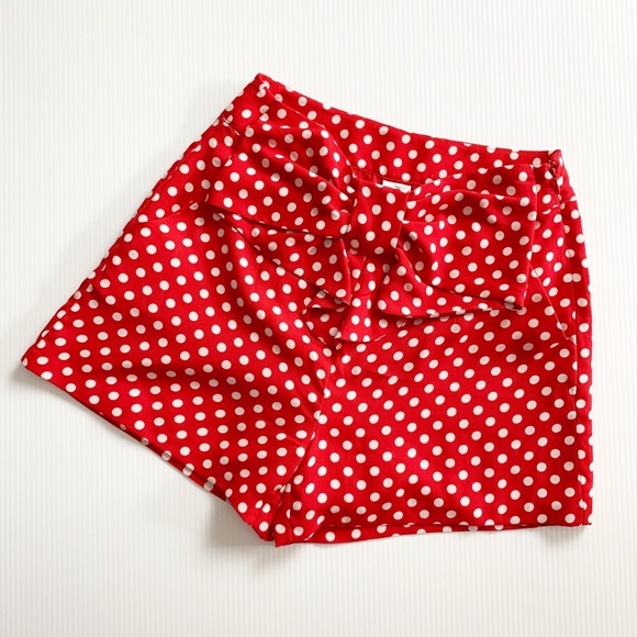 Disney Lauren Conrad Polka Dot Bow Shorts